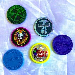 Vintage 1990s pog slammers